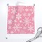 Snowflakes Christmas Pink Holidays Winter Snowflake Xmas Custom Printed Fabric by Spoonflower Various Fabrics by the Yard or Fat Quarter